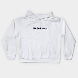 the boat scene Kids Hoodie